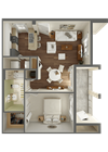 Wabasso Floor Plan Wabasso Floor Plan at Heritage Cove, Stuart, FL, 34997